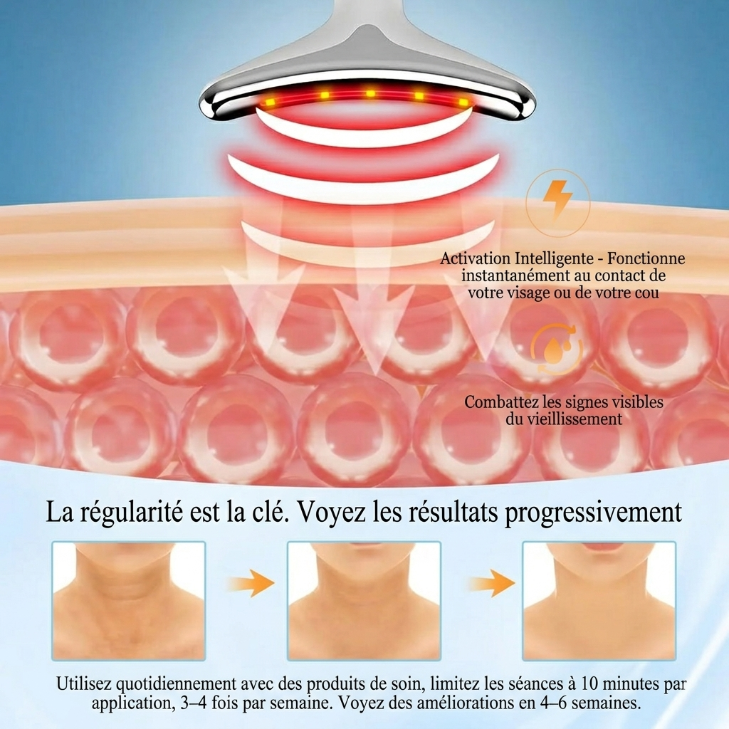 Appareil de massage facial LED