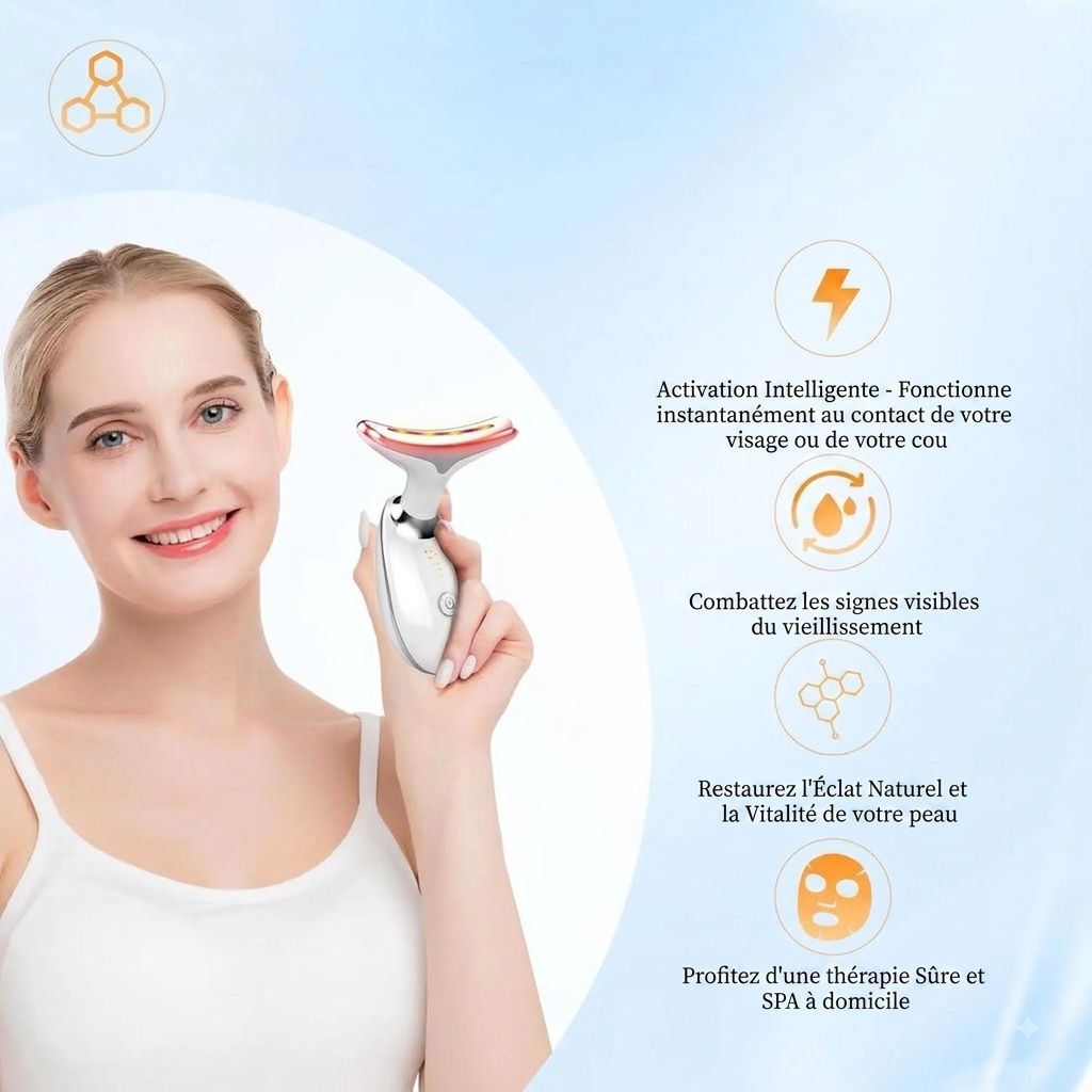 Appareil de massage facial LED