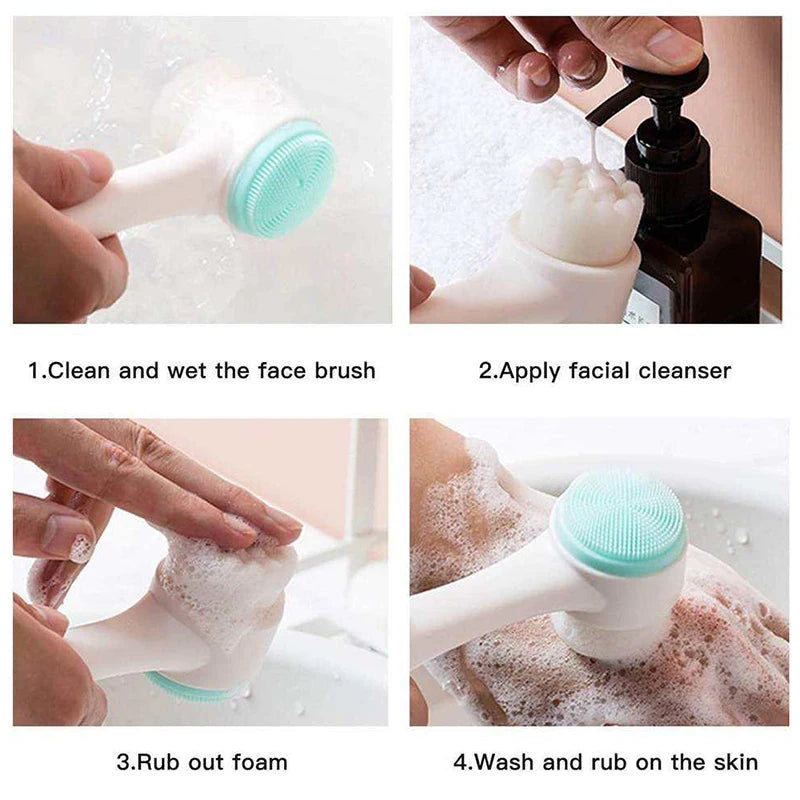 Brosse Visage Double-Face Exfoliante