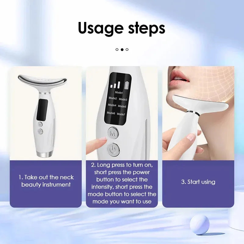 Appareil Massage Facial LED