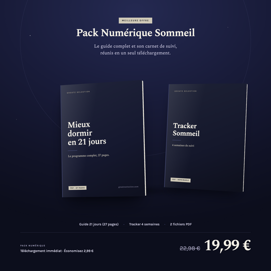 Pack Sommeil Complet — Guide 21 Jours + Tracker
